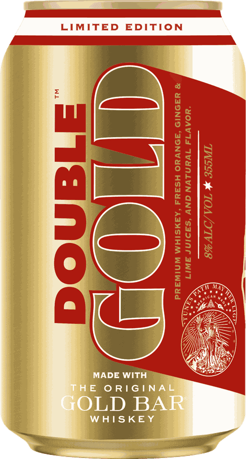 Double Gold, a limited edition canned cocktail made with Gold Bar Whiskey